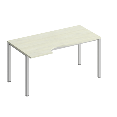 Стол эргономичный левый на металлокаркасе КФ К.1139 ДШ дуб шамони