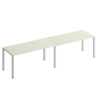 Рабочая станция на металлокаркасе (2х160) КФ К.1133-2 ДШ дуб шамони