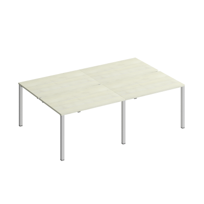 Рабочая станция на металлокаркасе (4х120) КФ К.1144-2 ДШ дуб шамони