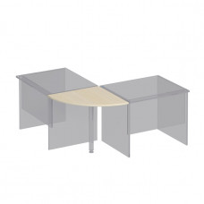 Угловой сегмент К 205 ДШ дуб шамони