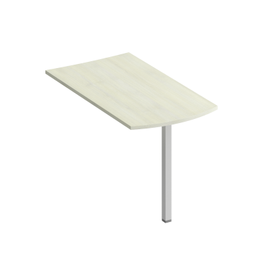 Брифинг-приставка фронтальная с опорой КФ К.1221 ДШ дуб шамони