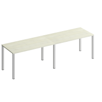 Рабочая станция на металлокаркасе (2х140) КФ К.1132-2 ДШ дуб шамони