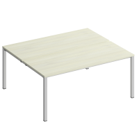 Рабочая станция на металлокаркасе (2х180) КФ К.1147 ДШ дуб шамони