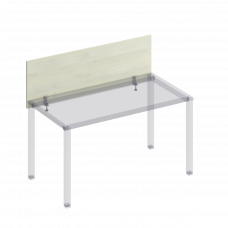 Экран для стола 140 на металлокаркасе КФ К.842 ДШ дуб шамони