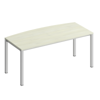 Стол руководителя на металлокаркасе КФ К.1142 ДШ дуб шамони