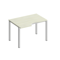 Стол эргономичный левый на металлокаркасе КФ К.1135 ДШ дуб шамони