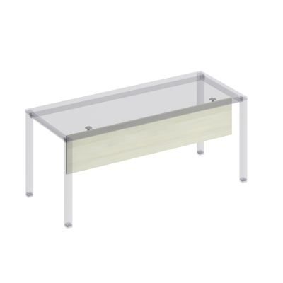 Экран для стола 180 защитный (ДСП) на металлокаркасе КФ К.815 ДШ дуб шамони