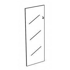 Дверь стеклянная средняя прозрачная (1шт) МП2 К 623