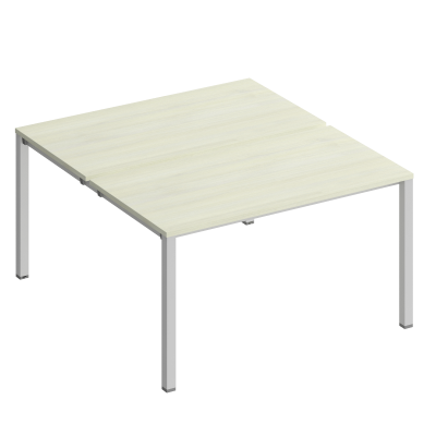 Рабочая станция на металлокаркасе (2х140) КФ К.1145 ДШ дуб шамони