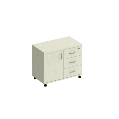 Тумба сервисная с ящиками КФ К.306 ДШ дуб шамони