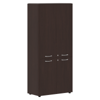 Шкаф с глухими средними и малыми дверьми с замком DIONI DHC 85.3(Z) Венге Магия