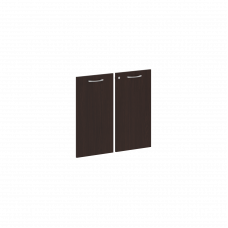 Двери низкие с замком DIONI DLD 42-2(Z) Венге Магия