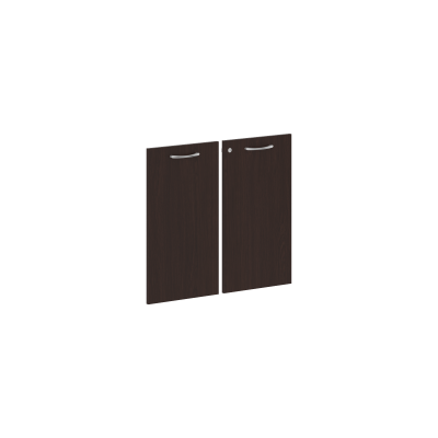 Двери низкие с замком DIONI DLD 42-2(Z) Венге Магия