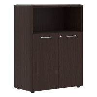 Шкаф с глухими малыми дверьми с замком DIONI DMC 85.3(Z) Венге Магия