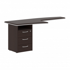 Брифинг-приставка с тумбой DIONI DB 1880.АL Венге Магия