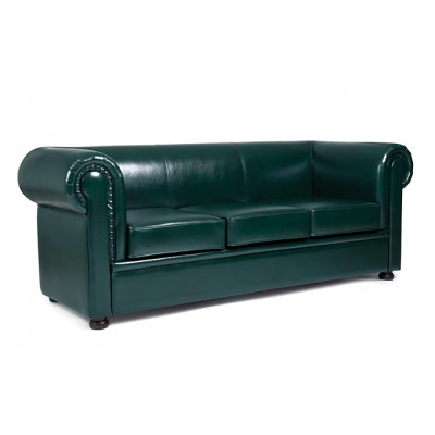 ДИВАН ТРЕХМЕСТНЫЙ CHAIRMAN ЧЕСТЕР ЛАЙТ экокожа Euroline