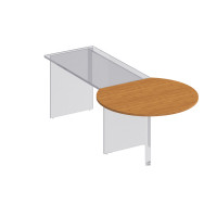 Брифинг-приставка без опоры ФР 473 ВЗ серии Формула, цвет вяз светлый