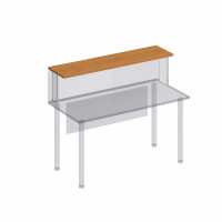 Полка настольная МХ ФР 408 ВЗ, цвет вяз светлый