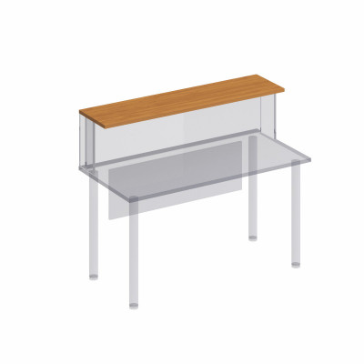 Полка настольная МХ ФР 408 ВЗ, цвет вяз светлый