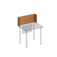 Настольная перегородка МХ ФР 456 ВЗ, цвет вяз светлый