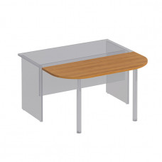 Брифинг-приставка без опор ФР 433 ВЗ серии Формула, цвет вяз светлый