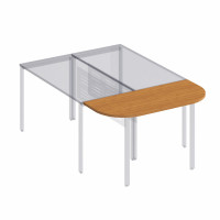 Брифинг-приставка без опор МП ФР 432 ВЗ, цвет вяз светлый