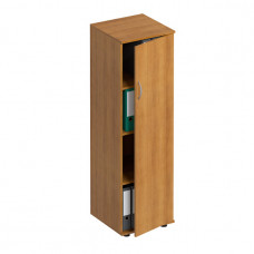 Шкаф для документов узкий закрытый МХ ФР 359 ВЗ, цвет вяз светлый