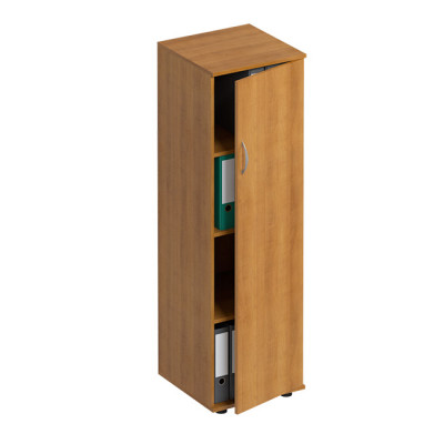 Шкаф для документов узкий закрытый МХ ФР 359 ВЗ, цвет вяз светлый