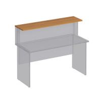 Полка настольная ФР 408 ВЗ серии Формула, цвет вяз светлый