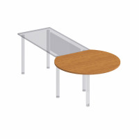 Брифинг-приставка без опоры МХ ФР 473 ВЗ, цвет вяз светлый