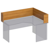 Настольная перегородка-угол ФР 423 ВЗ серии Формула, цвет вяз светлый