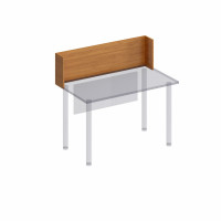 Настольная перегородка МХ ФР 457 ВЗ, цвет вяз светлый