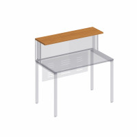 Полка настольная МП ФР 407 ВЗ, цвет вяз светлый