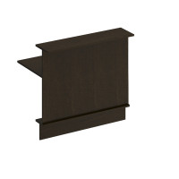 Модуль ресепшн прямой ФР 483 ВТ, венге темный