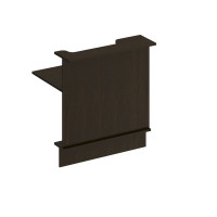 Модуль прямой с вырезом правый ФР 802 ВТ, венге темный