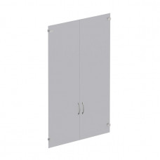 Двери стеклянные (комплект - 2 шт.) ФР 605 ЛХ серии Формула, цвет