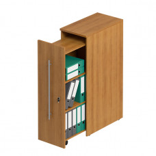 Стеллаж вертикальный с замком левый МП ФР 338 ВЗ, цвет вяз светлый