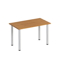 Стол письменный на хромированных опорах МХ ФР 1101 ВЗ, цвет вяз светлый