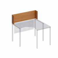 Настольная перегородка МП ФР 420 ВЗ, цвет вяз светлый