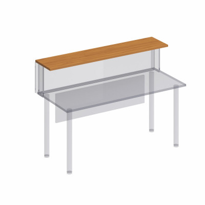 Полка настольная МХ ФР 443 ВЗ, цвет вяз светлый