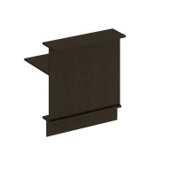 Модуль ресепшн прямой ФР 482 ВТ, венге темный