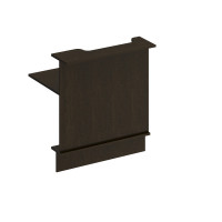 Модуль прямой с вырезом левый ФР 801 ВТ, венге темный