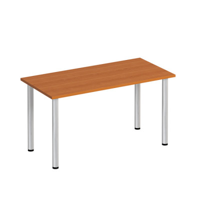 Стол письменный на хромированных опорах МХ ФР 1102 ОЕ, цвет ольха европейская