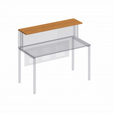 Полка настольная МП ФР 408 ВЗ, цвет вяз светлый