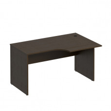 Стол эргономичный компактный правый ФР 117 ВТ серии Формула, цвет венге темный