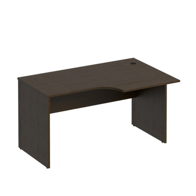 Стол эргономичный компактный правый ФР 117 ВТ серии Формула, цвет венге темный