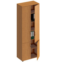 Шкаф для документов закрытый 4- дверный МХ ФР 373-1 ВЗ, цвет вяз светлый