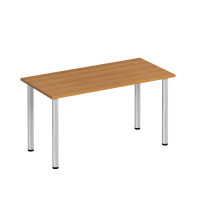 Стол письменный на хромированных опорах МХ ФР 1102 ВЗ, цвет вяз светлый