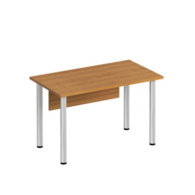 Стол письменный на хромированных опорах МХ с экраном ДСП МХ ФР 1111 ВЗ, цвет вяз светлый