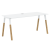 Стол прямой FST 1567 Белый/Белый Бук